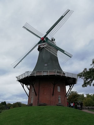 Eine der bekannten Mühlen, 500m vom Stellplatz entfernt
