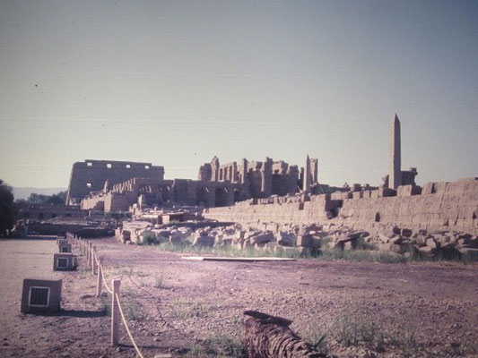 Der Tempel von Karnak. Eine der größten Rempelanlagen in Ägypten