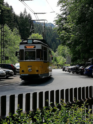 Bergbahn im Elbsandsteingebirge