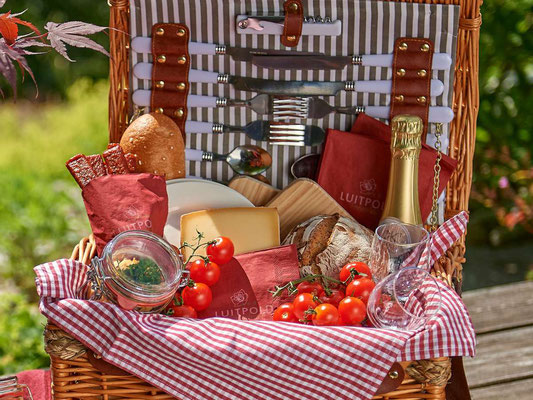 Der praktische Picknickkorb, weil Brotzeit eine schöne Zeit ist.