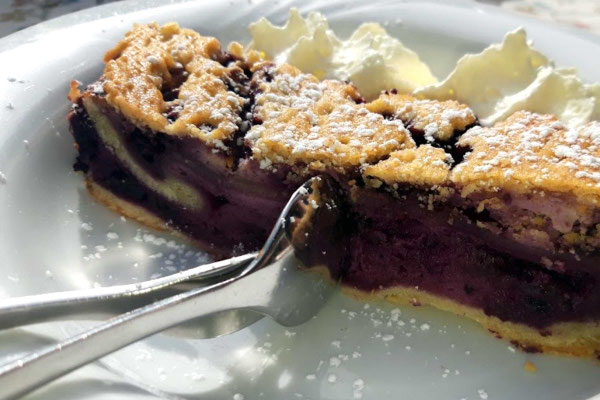 Herrlicher Kuchen im Berggasthof Spielmannsau