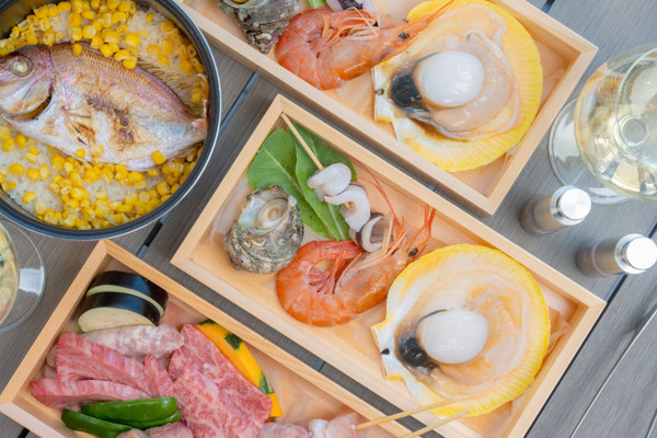 海鮮のご用意もあります