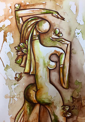 WATERCOLOR 9" X 12 " ORIGINAL