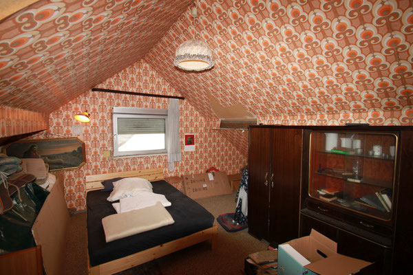 Dachboden vor der Sanierung