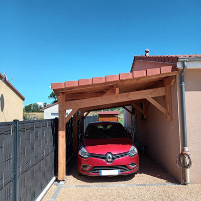 Carport gamme Sancy 1 pente sur mesure