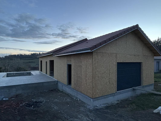 Maison ossature bois sur mesure ( Chaptuzat 63)