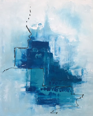 Just Blue, Acryl 50 x 60 cm, 280.-