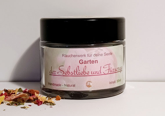 Räucherwerk Garten der Selbstliebe und Fürsorge