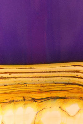 Blue Amethyst Strata Detail