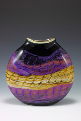 Amethyst Opal Flat Vessel