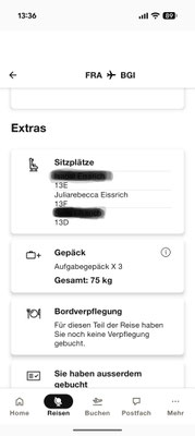 Flugbuchung in der Mein Condor-App (Oneway)