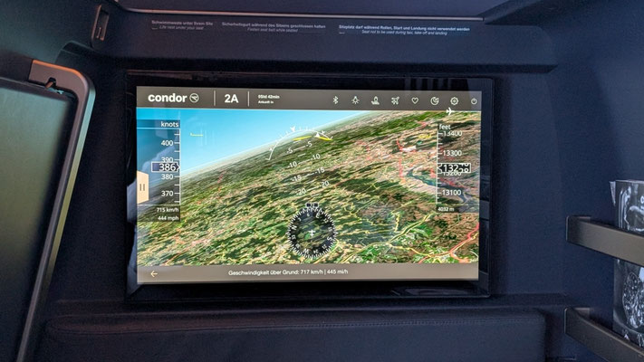 Condor Business Class: Inflight Entertainment