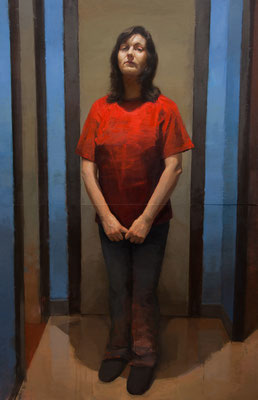 "Mi madre" - Oil/Panel | 185 x 116 cm | 2006-2007