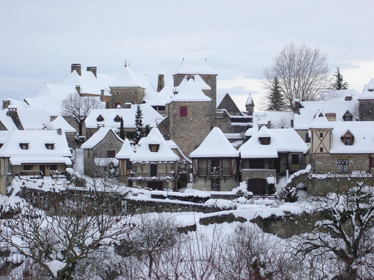 Loubressac sous la neige