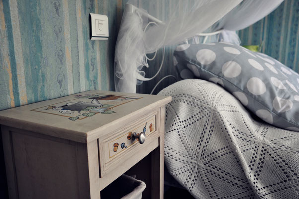 Table de chevet DIY