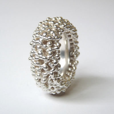 Ring abgerundet, Silber