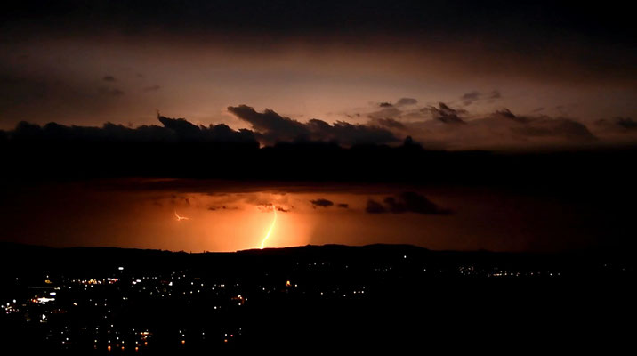 Orage sur le lac de Neuchâtel