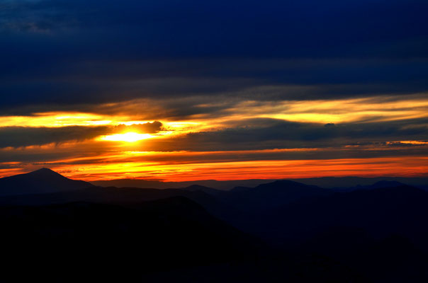 Coucher de soleil, Montagne de Lure