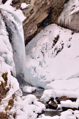 Cascade de glace, Alpes