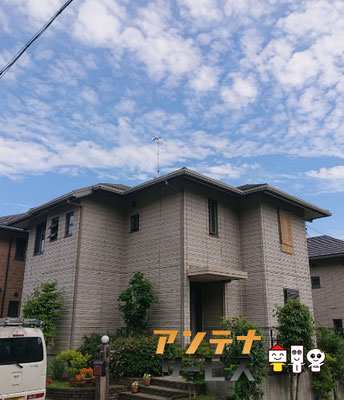 地デジヤギ式BSCS4K8Kアンテナ工事（和歌山県岩出市）１