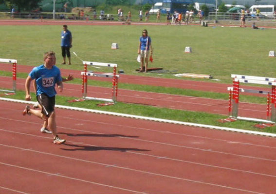 Bartłomiej Konior finisz 200m.