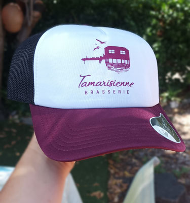 Marquage casquette la Tamarisienne