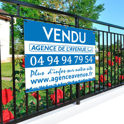 Banderole  Agence de l'Avenue