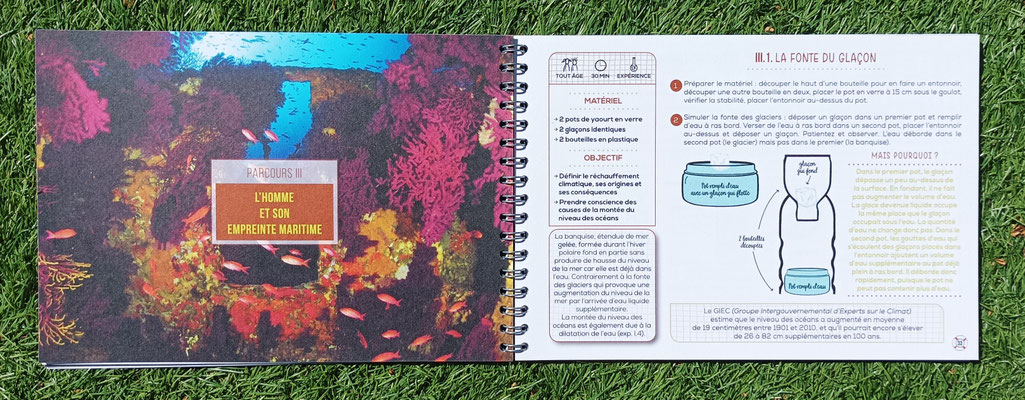 Carnet de bord PNPC - Edition Parc National de Port Cros & les Petits débrouillards 78 pages d'experiences autour de l'océanographie