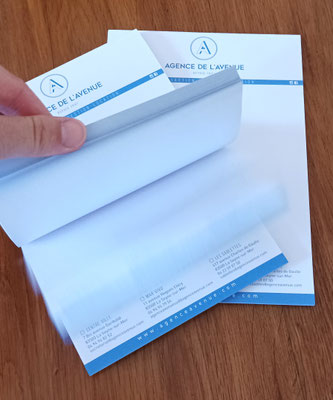 Carnet de note Agence de l'Avenue