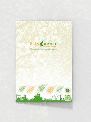 Plaquette de présentation de la socièté Silvavenir - A4 fermé - 3 volets