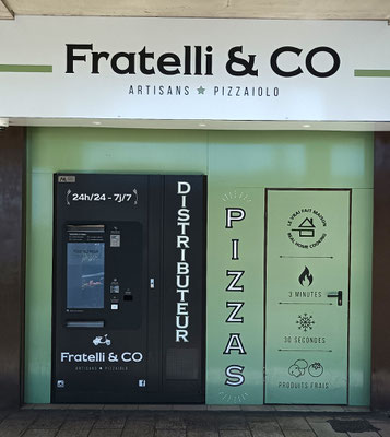 Habillage distributeur à pizza Fratelli & Co