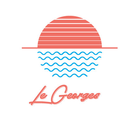 Le Georges - RoofTop - Rives d'Or Hotel - La seyne sur Mer - Création Logo 
