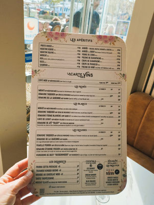 Menu Brasserie le Ô17  Sanary