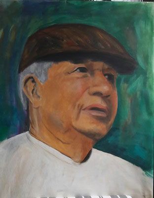 Acryl, 65x85, Mestre Suassuna
