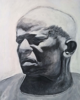 Acryl, 65x85, Mestre Bimba