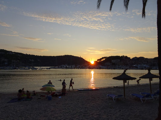 Sunset at Port de Soller Mallorca - Spain