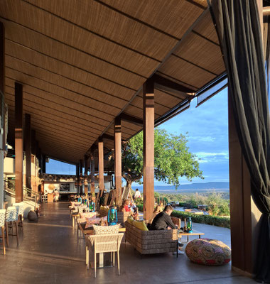 Lobby at Melia Serengeti Lodge