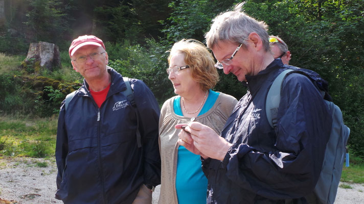 Rallye pédestre : Alain, Christine et Pascal