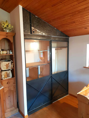 Portes verriere placard
