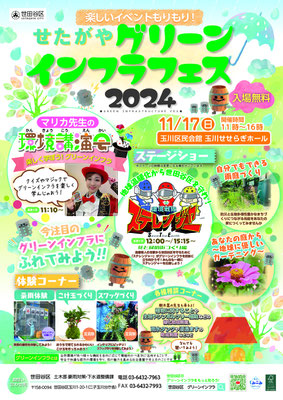 環境講演会「楽しく学ぼう！グリーンインフラ」東京都世田谷区