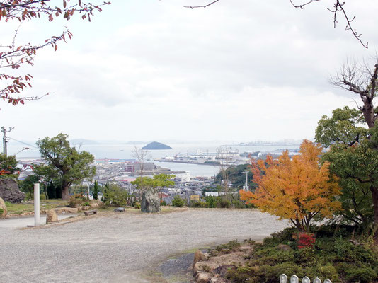 石鎚神宮より瀬戸内海を望む