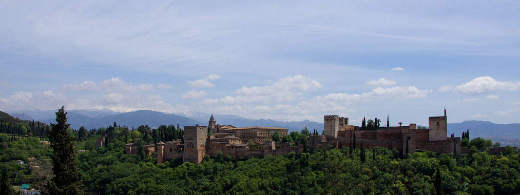 Die Alhambra in Granada, Andalusien