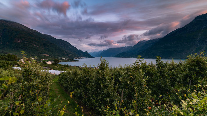 Aussicht von unserer Hütte