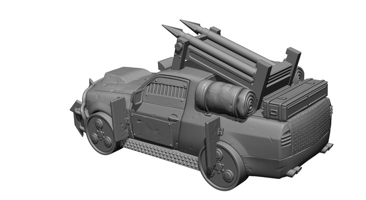 3d modelling -WRECK-AGE - CARS