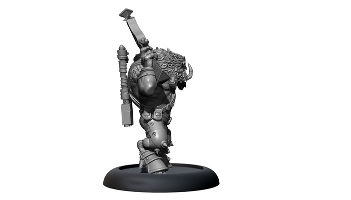 3d modelling - PRIVATEER PRESS - Farrow Warlord 