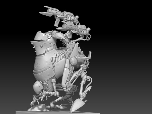 3D modelling- DARK AGE -The Thumper