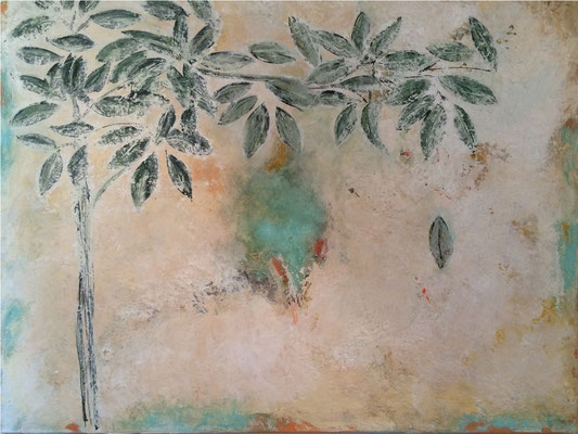 Olive ... Acryl auf Leinwand ... 100 x 80 cm
