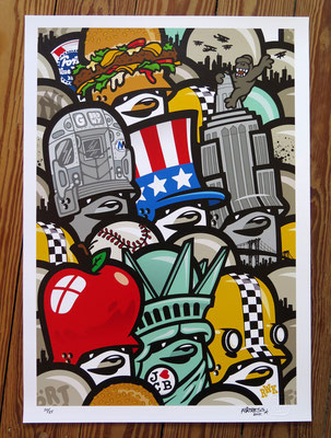 "New York City Formation" / Limited Print @ http://www.thezonders.com/shop/art.html