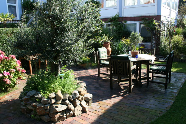 Garten im Atlantic Hotel Wangerooge