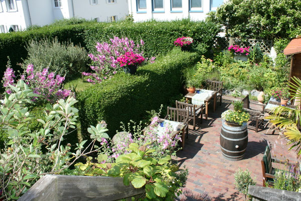 Garten im Atlantic Hotel Wangerooge